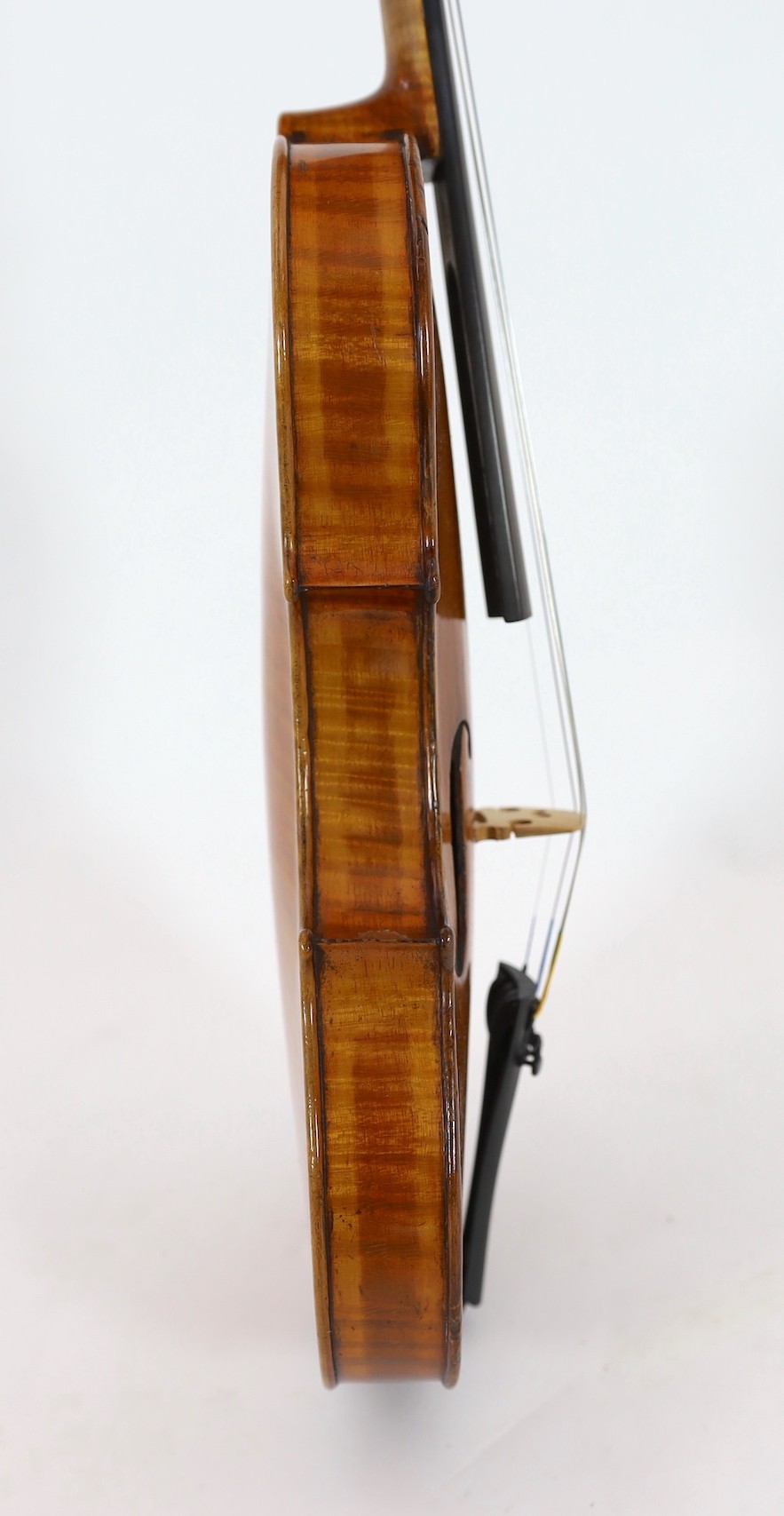 An early 20th century German violin, overall 62cm